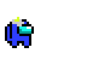 blue crewmate: egg hat