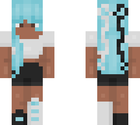 blue hair