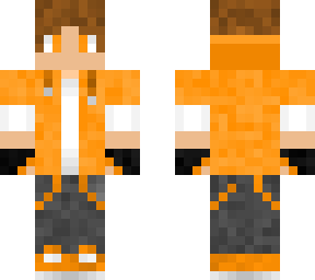 boy with a orange shirt fixed