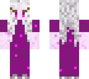candy purple grey hairgirl