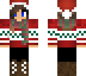 ceen's christmas skin with scarf