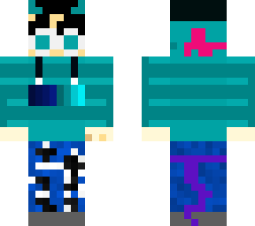 clout goggles/ blue horns