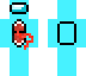 cyan among us imposter