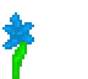 flower, only works from front
