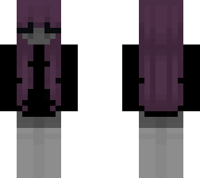 Goth girl pink hair | Minecraft Skin