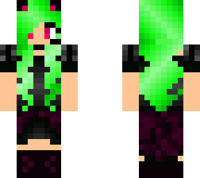gothicly green cat
