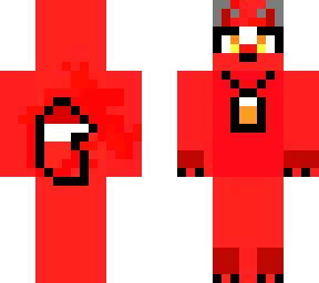 my main fursona (second skin ever made by callmegold on youtube)
