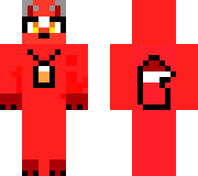 my main fursona (second skin ever made by callmegold on youtube)