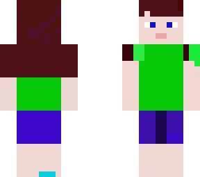 my sister penelope's skin that she made for minecraft