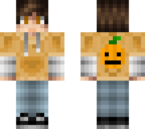 my teenager in a fall sweatshirt (thanksgiving skin)