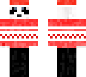 panda christmas skin