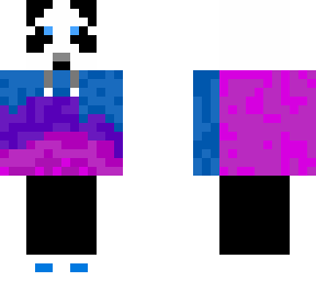 panda with galaxy hoodie