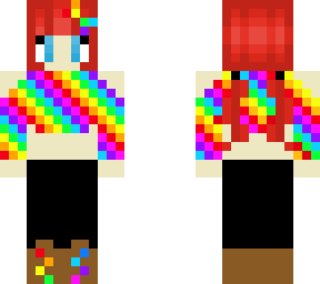 rainbow girl