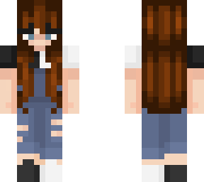 simple girl w/ brown hair