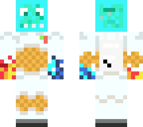 space alien with ice and fire