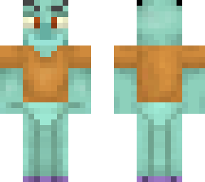 Squidward Minecraft Skin