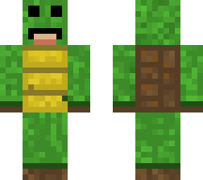 turtle with double face on the chin