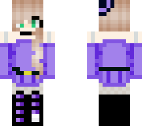 witch girl but shes purple not green