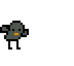birb without grass