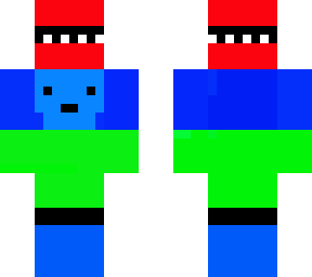 blue holding tnt