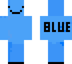 blue man