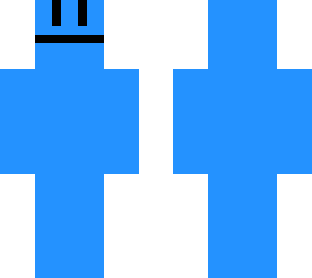 blue man
