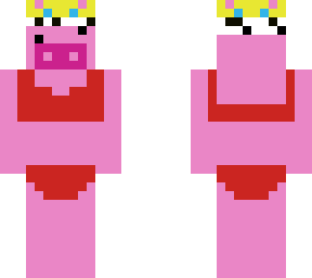 crowned bikini piggy