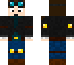 dantdm in minecraft when he plays and brown hair