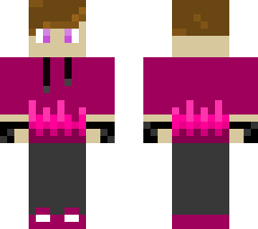 dude with pink fade hoodie