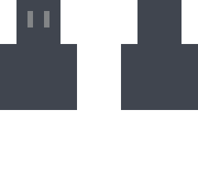 ghost's head, hands, and body