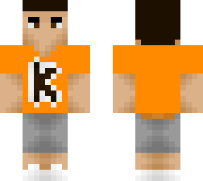 kwebbelkop t-shirt plain orange merch