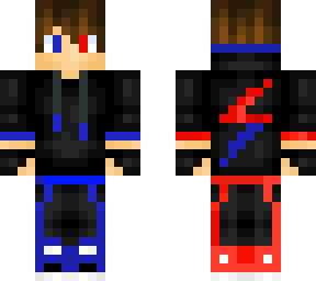 lightning boy red/blue