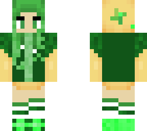 menina verde