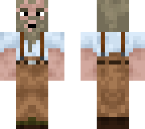 old poor man