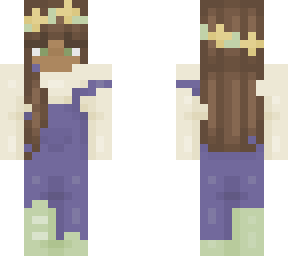 overalls & flower crown
