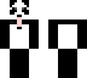 panda with mouth open