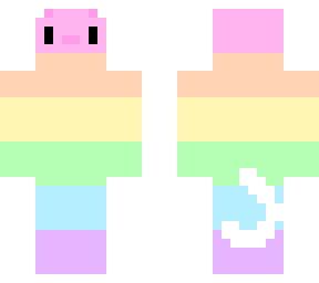 pastel rainbow cat
