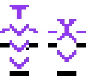 purple and white