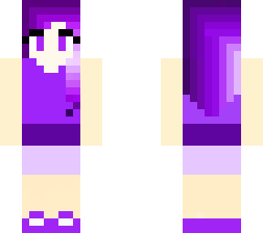 purple dress girl