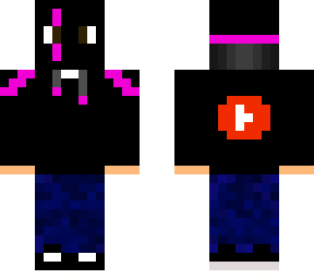 purple hoodie mask