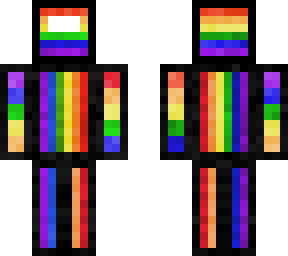 Rainbow Among Us | Minecraft Skin