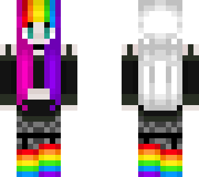 rainbow goth