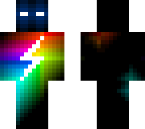 rainbow lightning bolt