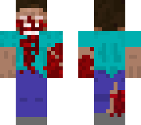 realistic steve zombie