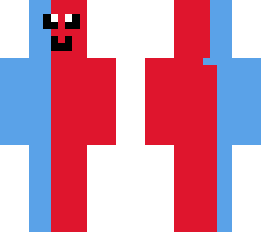 red & blue