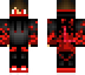red and black