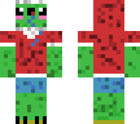 red hoodie frog
