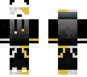 silver and gold panda