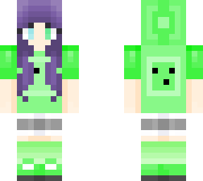 slime hoodie girl