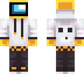 tripulante naranja con traje de auron como si tuviera shaders xd